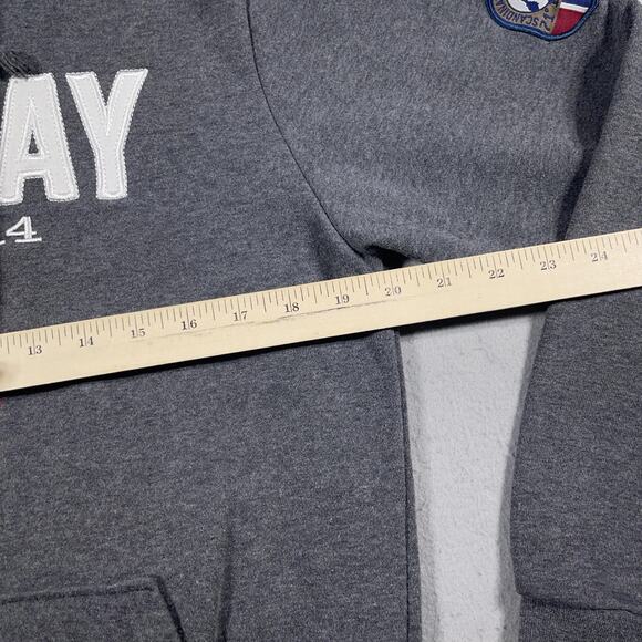 Scandinavian Explorer Hoodie Mens XS Flag Pullover‎ Sweatshirt Norway 1814 Patch - Picture 5 of 9